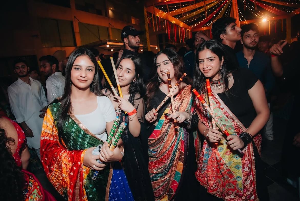 Guests at Dandiya Night