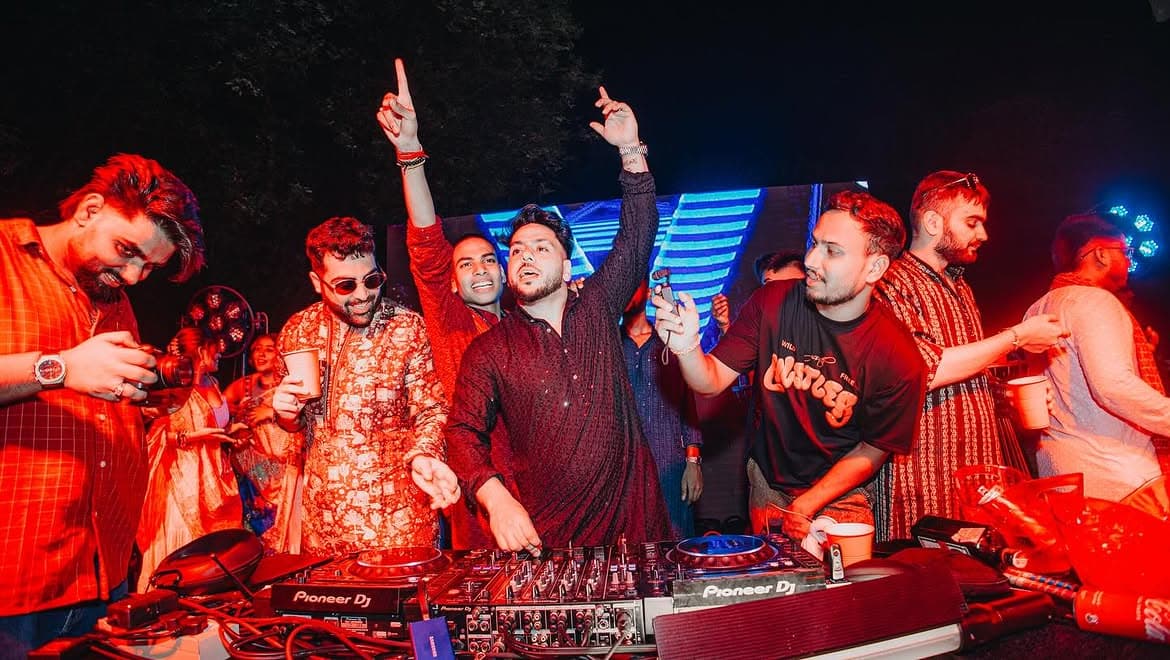 Live stage at Tricity event