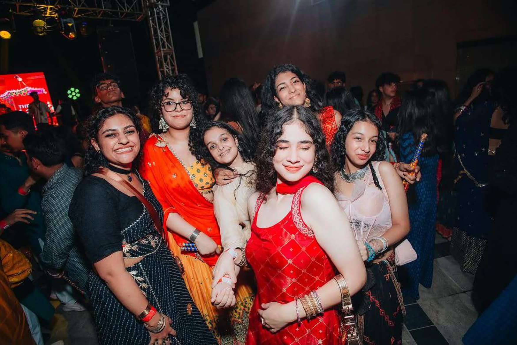 Last Year's Dandiya Night — Colorful Traditional Attire